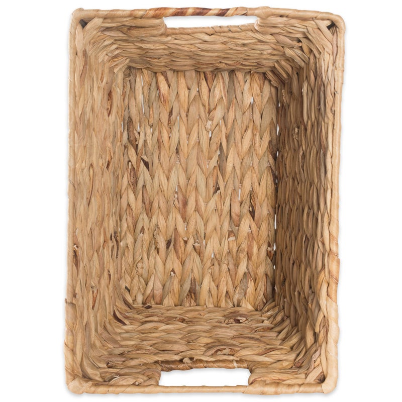 DII Hyacinth Collection Storage Baskets, Medium Set (11x9x7"), Natural, 2 Piece - Image 3